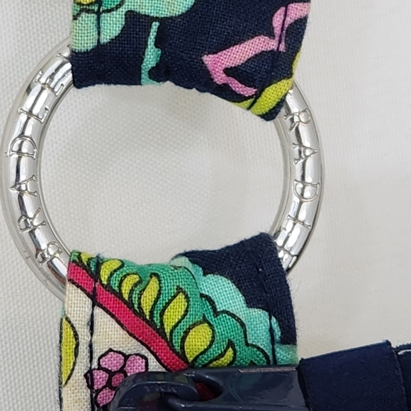 VERA BRADLEY Hipster Crossbody Bag Petal Paisley Blue Pink Cloth RETIRED - Picture 13 of 14